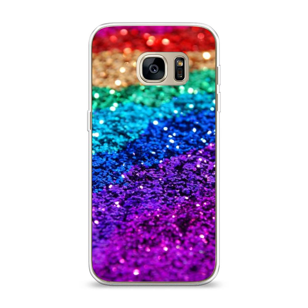 

Чехол Awog "Блестящая радуга рисунок" для Samsung Galaxy S7, Разноцветный, 24550-3