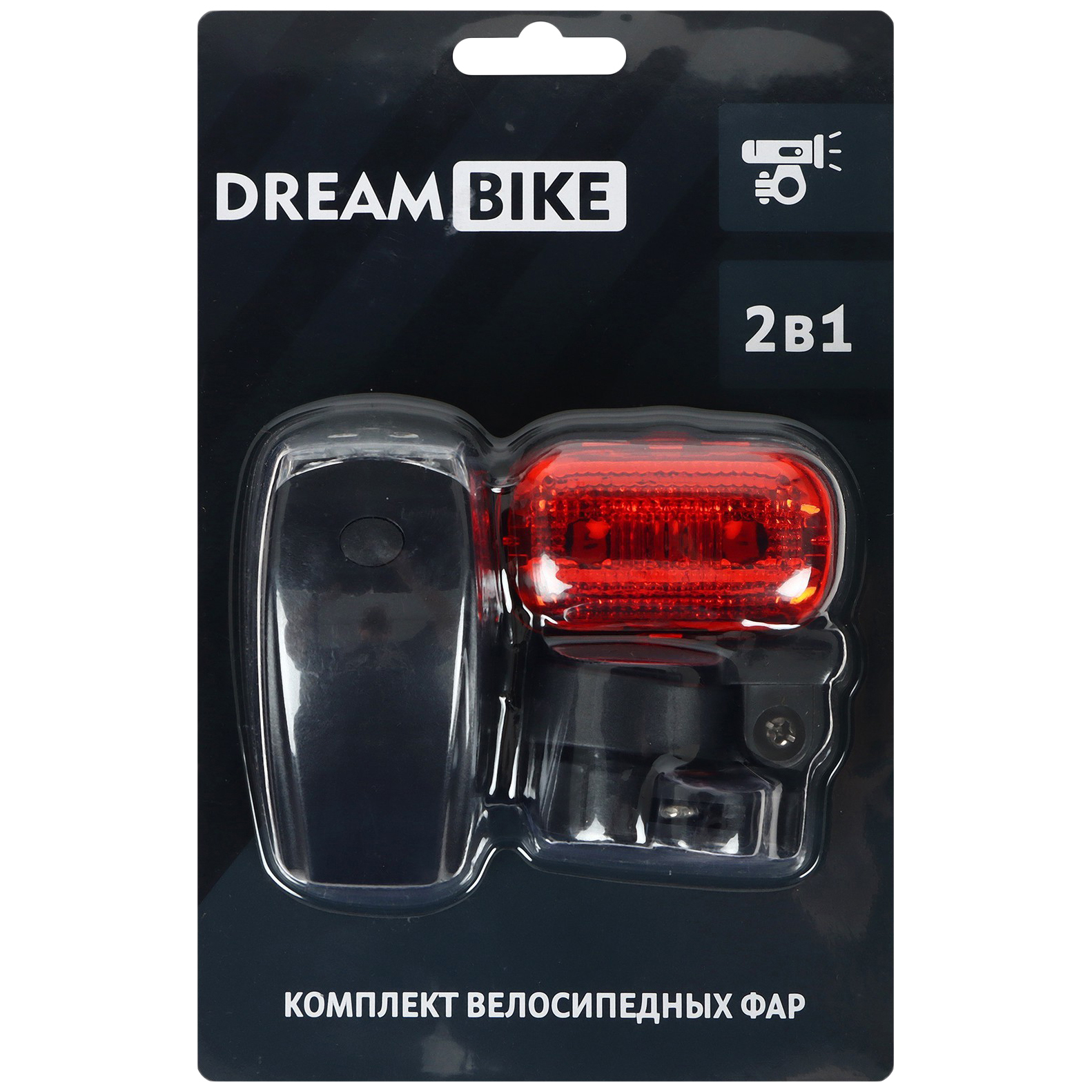 Комплект велосипедных фонарей Dream Bike JY-286+JY-289T черный