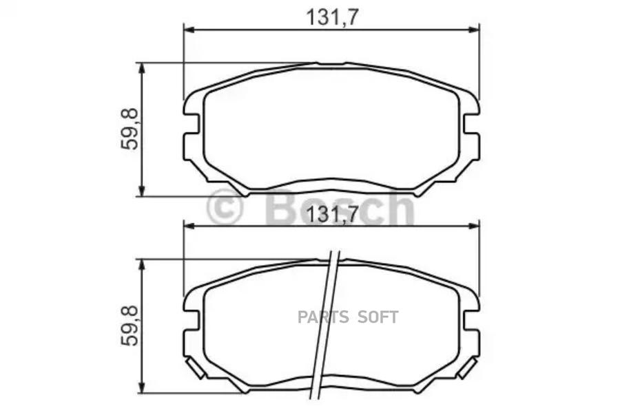 

Колодки дисковые п. hyundai sonata 2.0/2.4/3.3 05> 0 986 494 374 =gdb3409=1204 02