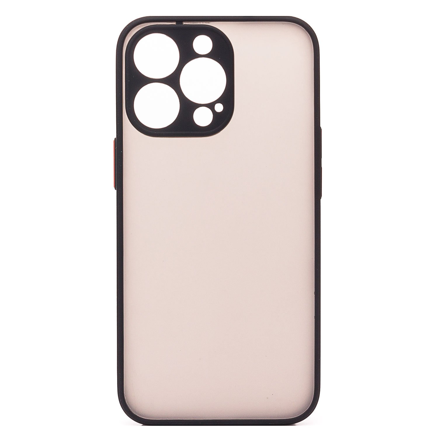 

Чехол iPhone 13 Pro пластиковый с окантовкой <черный>, iPhone 13 Pro