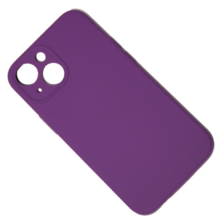Чехол iPhone 13 mini силиконовый Soft Touch с закрытой камерой (премиум)