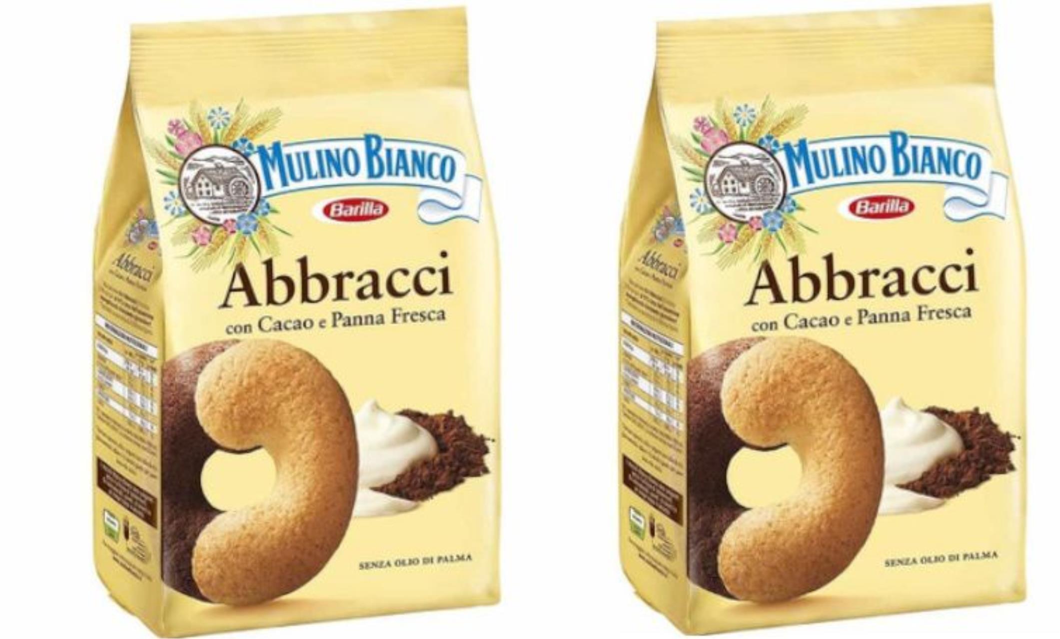 Печенье Abbracci, Mulino Bianco, песочное с какао, 2 шт по 350 г