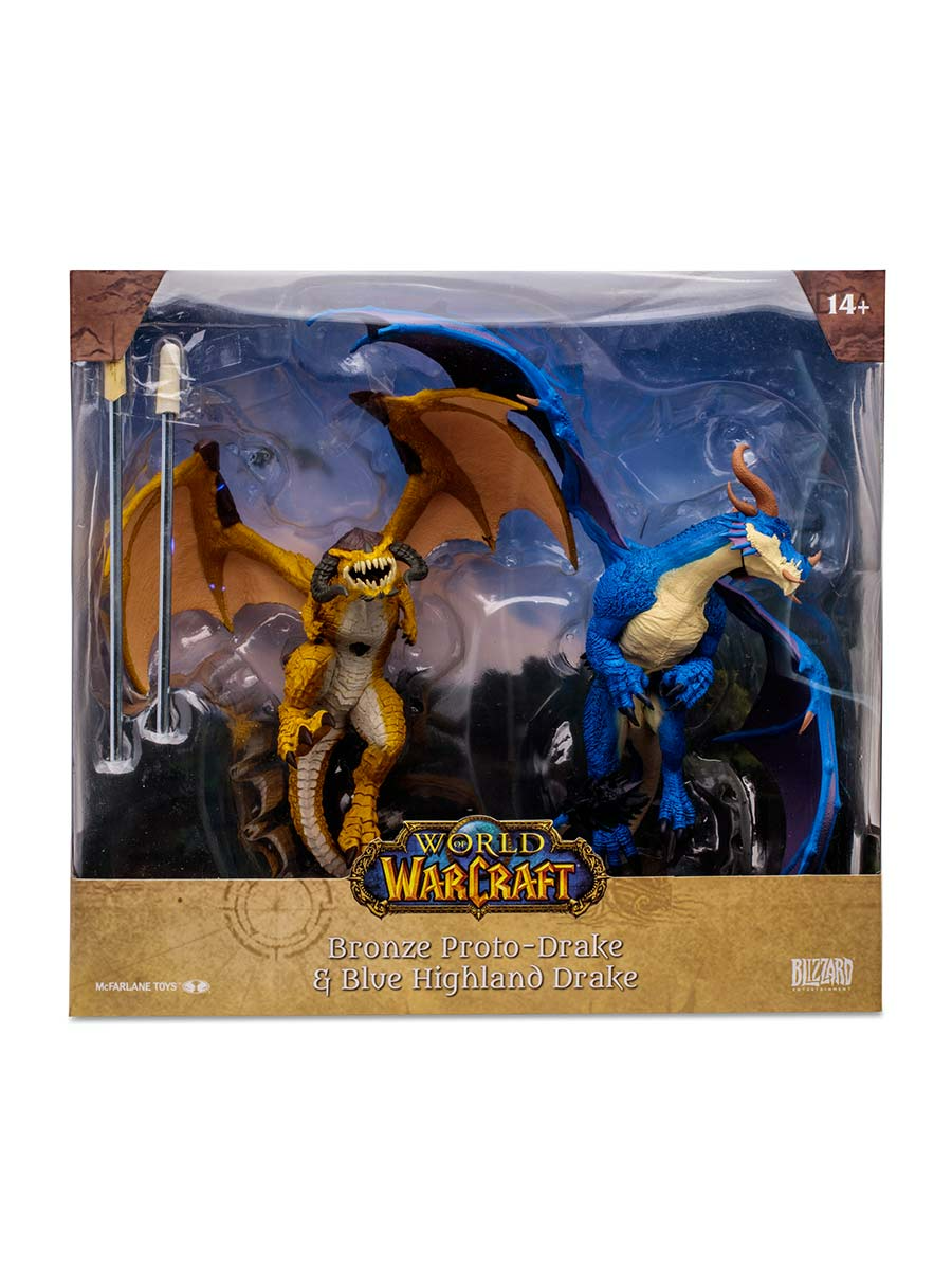 

Фигурка World of Warcraft Bronze Proto-Drake and Blue Highland Drake 18см MF16696