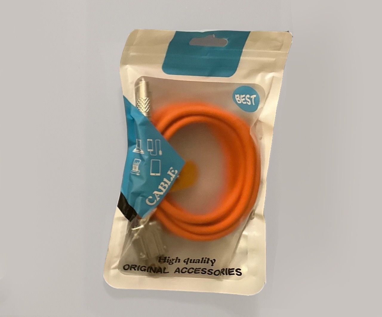 

Кабель Lightning-USB Innofamily Lightning 1м 1 м оранжевый, Lightning 1м