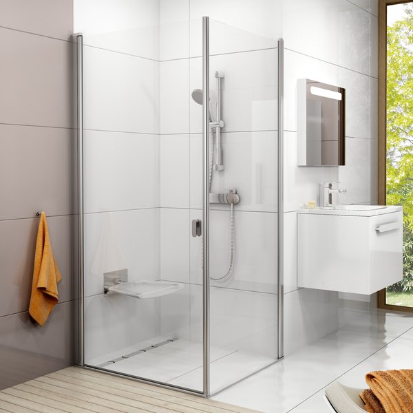 

Душевой уголок Ravak Chrome CRV1/CPS 100x80 сатин