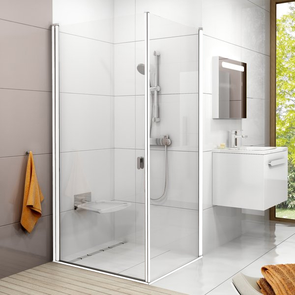 

Душевой уголок Ravak Chrome CRV1/CPS 100x100 белый