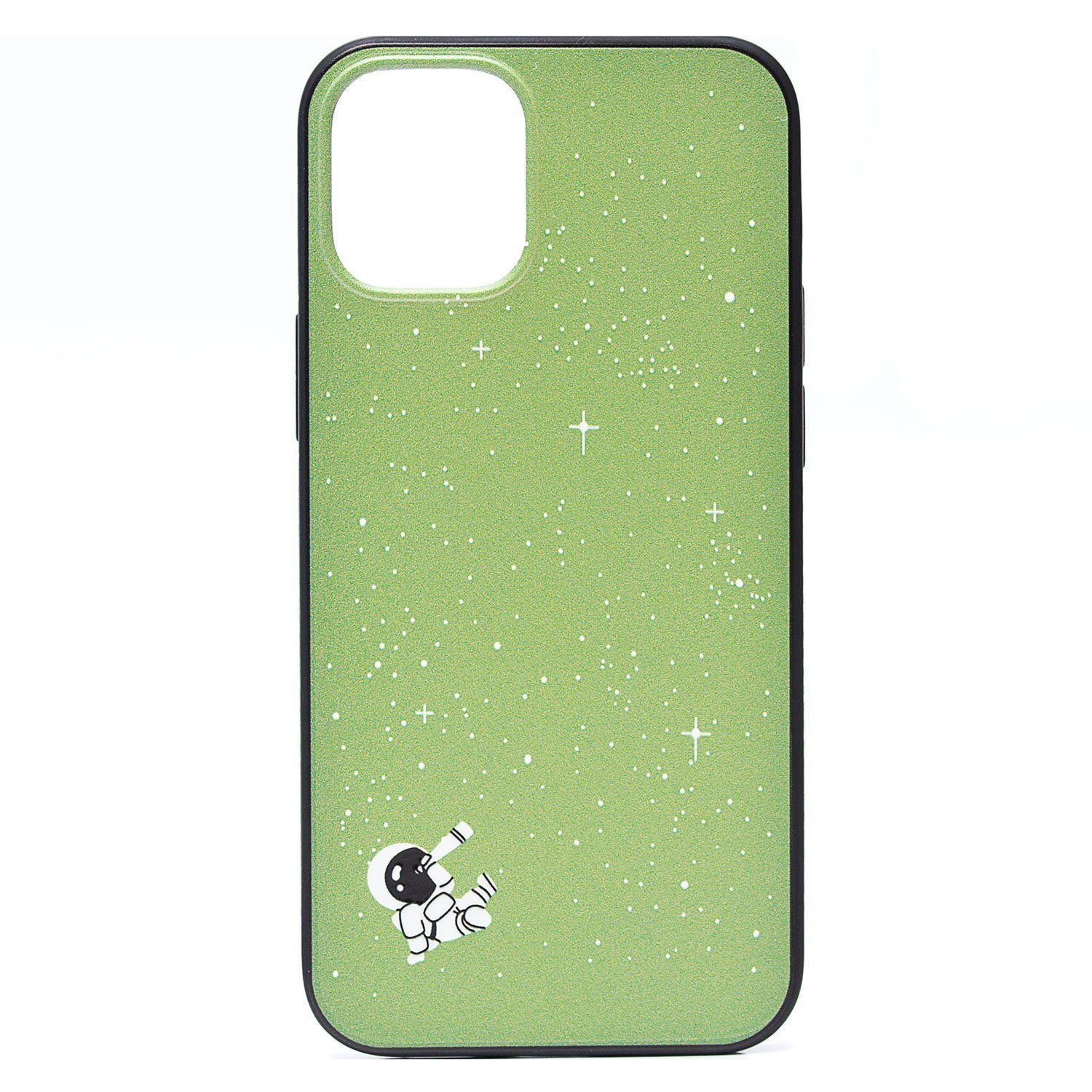 

Чехол iPhone 12 mini пластиковый (рис. 033/050), Зеленый, iPhone 12 mini