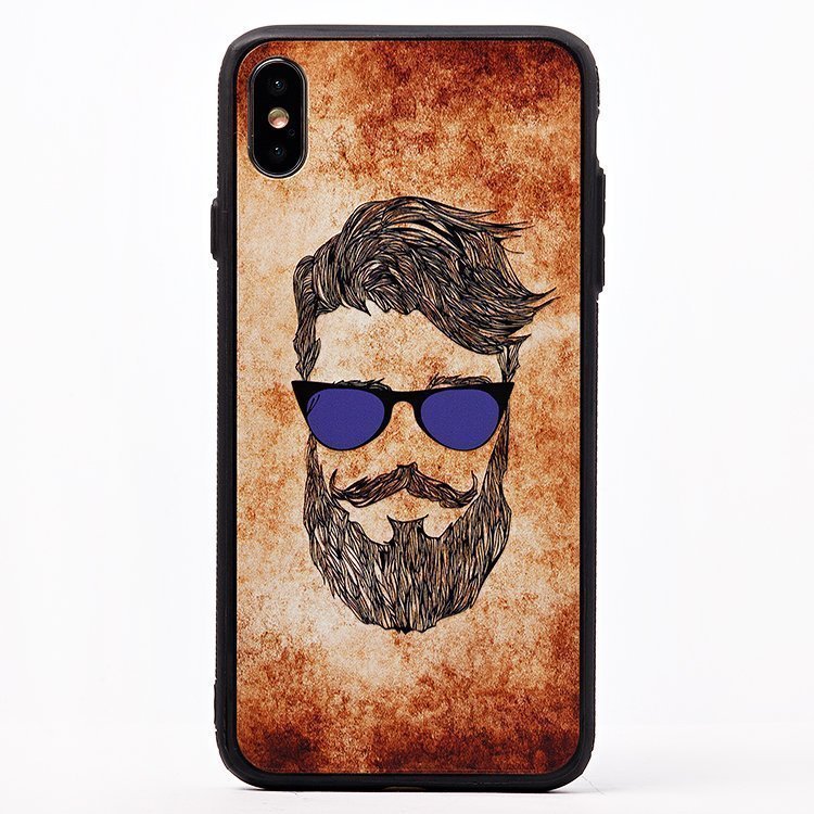 

Чехол iPhone Xs Max пластиковый (рис. 033/020), Коричневый, iPhone Xs Max