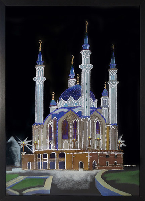 

Картина с кристаллами Мечеть Кул-Шариф 1924 52х72 см, картина