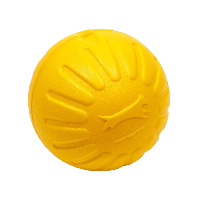Мяч Пижон из EVA плавающий, для дрессировки, 9 см, жёлтый