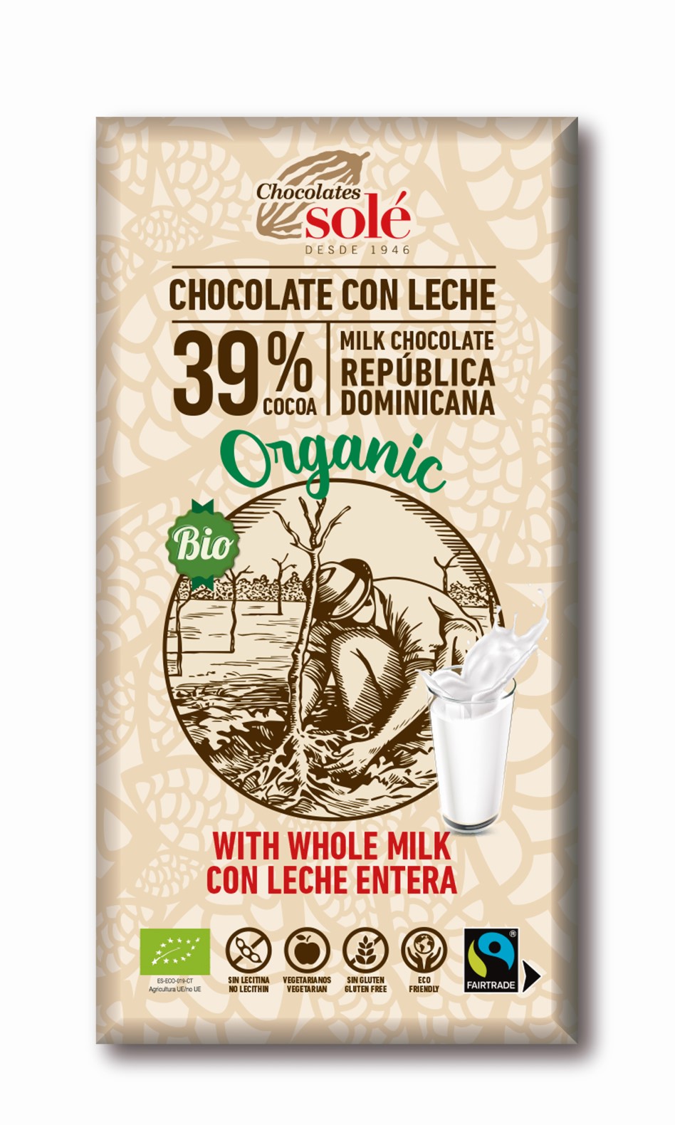 Шоколад Sole молочный 100 г