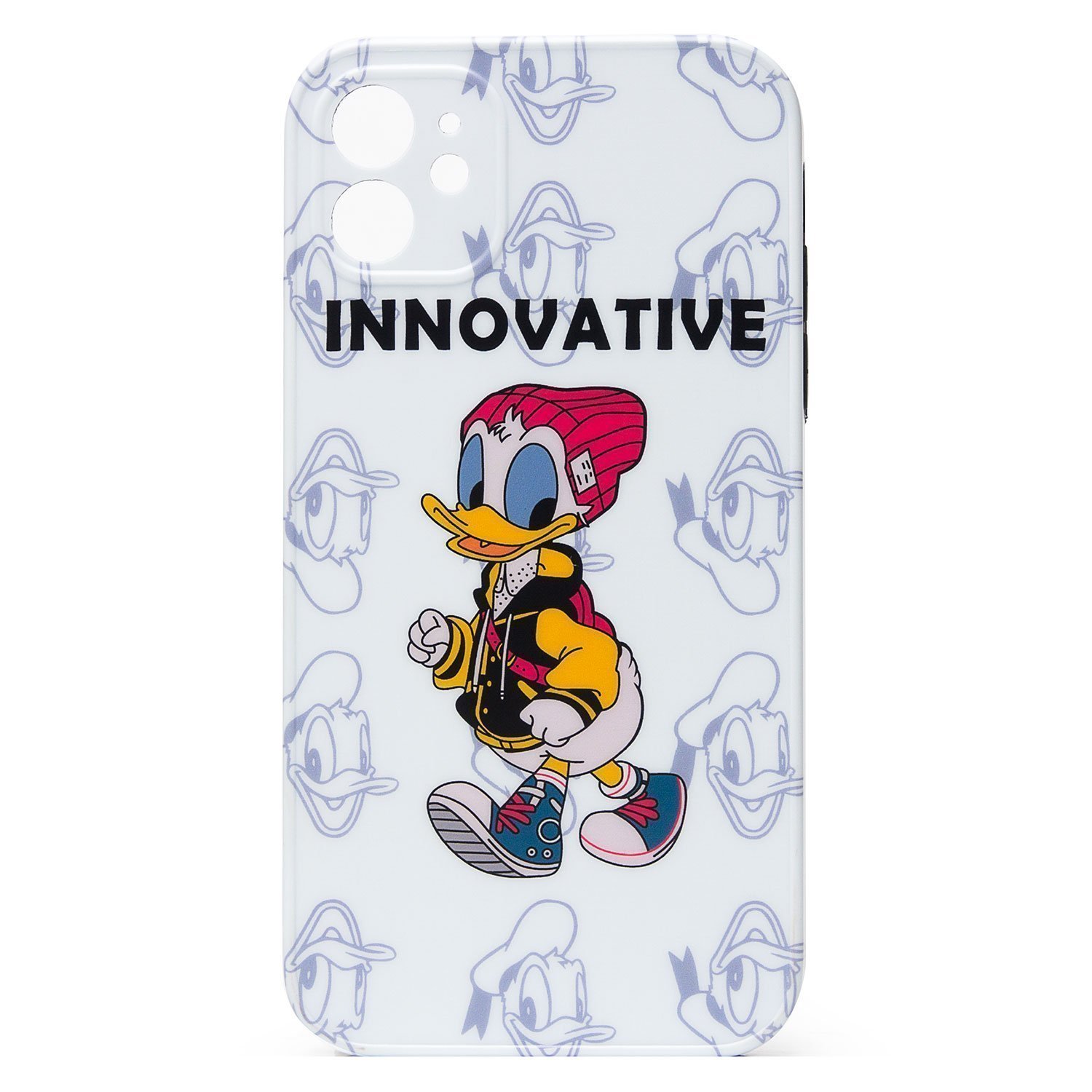 

Чехол iPhone 12 mini пластиковый (рис. 056/001), Белый, iPhone 12 mini