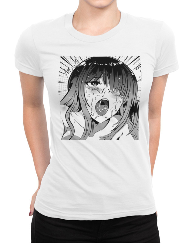 

Футболка женская Dream Shirts Ахегао Аниме 69909011 белая XS, Ахегао Аниме 69909011