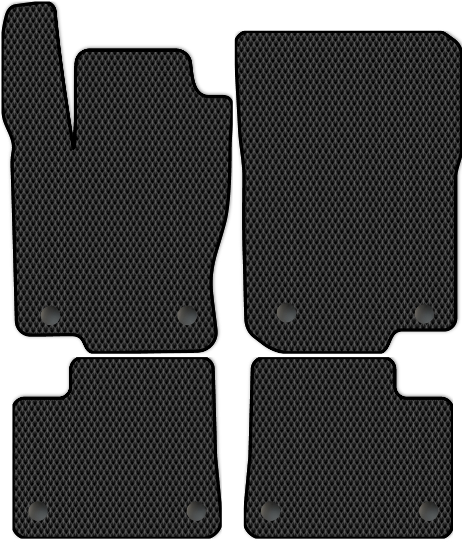 

Коврики ЭВА в салон для Mercedes-Benz GLE 1 (W166, X166) 2015 - 2019, 4 шт. черный, 3543-S4YL-H