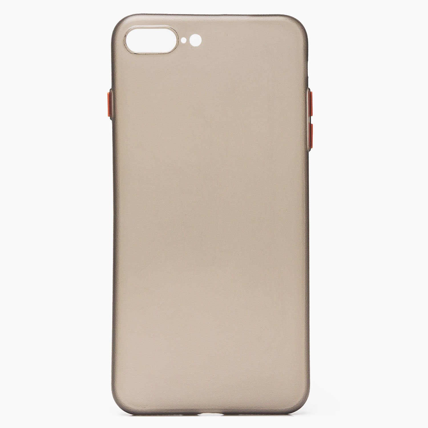 

Чехол iPhone 7 Plus, iPhone 8 Plus пластиковый матовый <прозрачно-серый>, iPhone 7 Plus