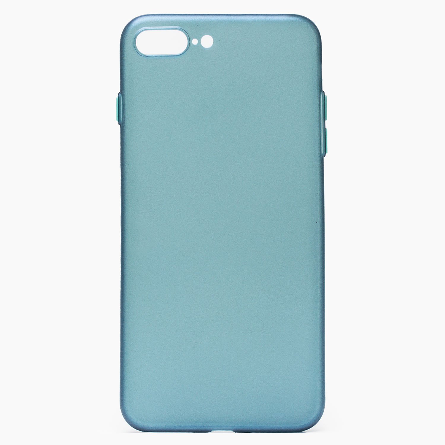 

Чехол iPhone 7 Plus, iPhone 8 Plus пластиковый матовый <прозрачно-синий>, iPhone 7 Plus