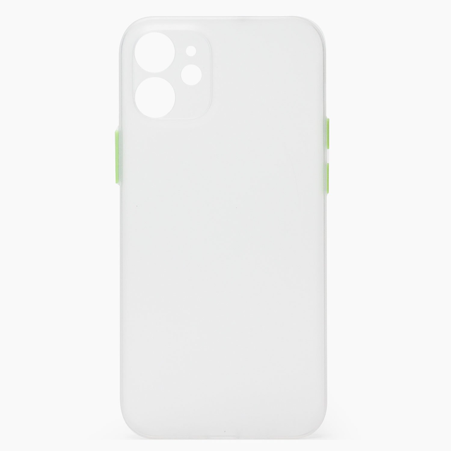 

Чехол iPhone 12 mini пластиковый матовый <прозрачно-белый>, iPhone 12 mini