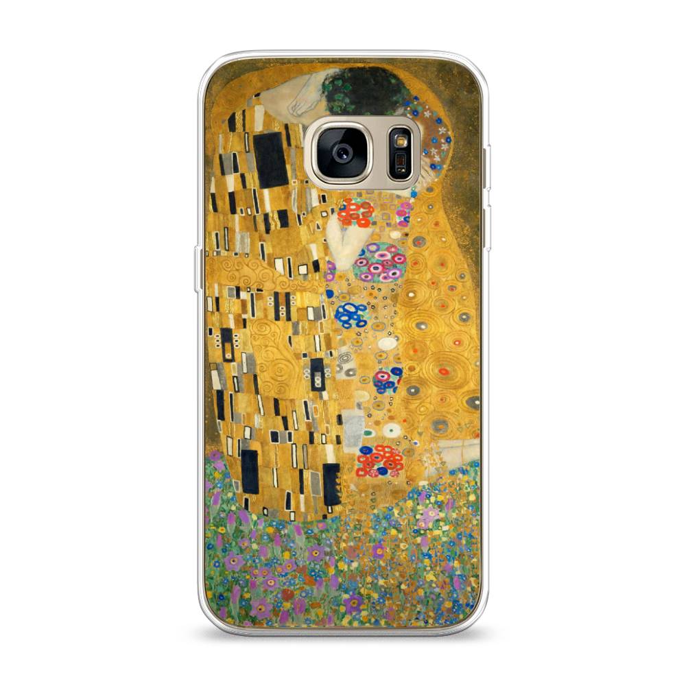 

Чехол Awog на Samsung Galaxy S7 "Поцелуй Гюстава Климта", Желтый;коричневый, 24550-9