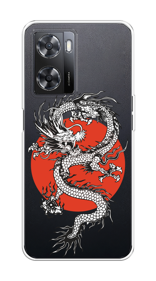 

Чехол на Oppo A57 4G/A77 4G/A77s 4G/A57s "Восходящий дракон", Белый;черный;красный, 2511550-1