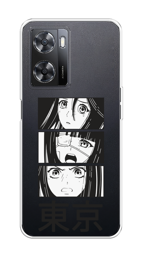 

Чехол на Oppo A57 4G/A77 4G/A77s 4G/A57s "Tokyo girls", Белый;черный;прозрачный, 2511550-1
