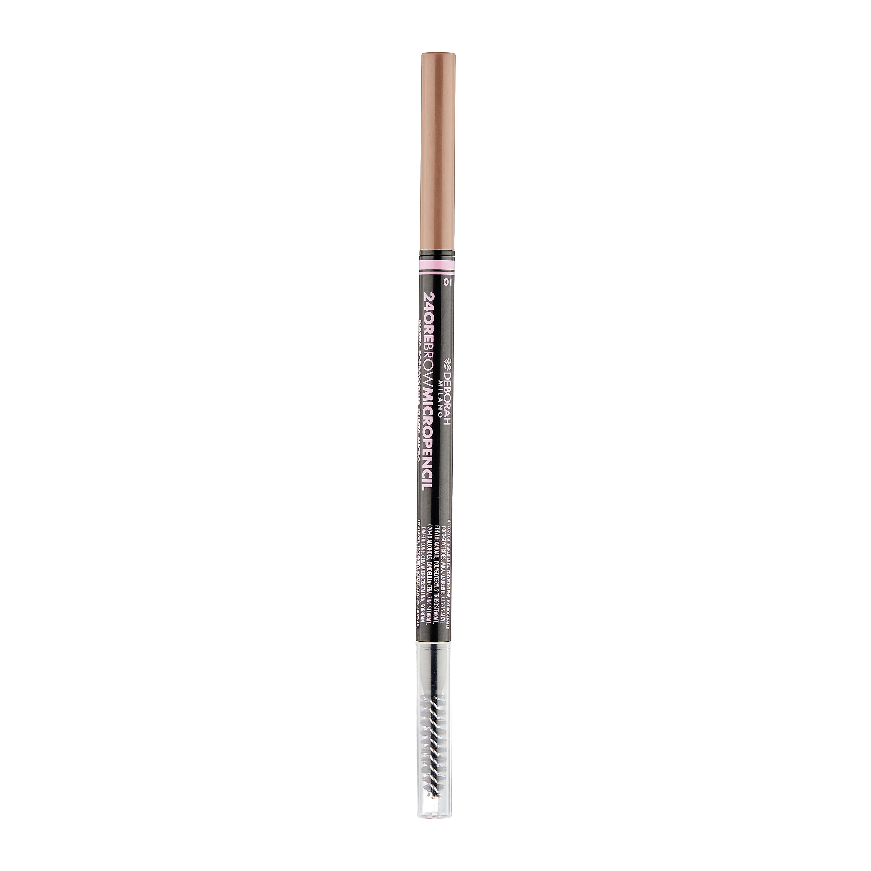 Карандаш для бровей Deborah Milano 24 Ore Brow Micropencil т.01 0,1 г deborah карандаш для бровей 01 блондин 0 1 г