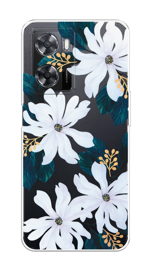 

Чехол на Oppo A57 4G/A77 4G/A77s 4G/A57s "Delilah Flower", Зеленый;белый, 2511550-1