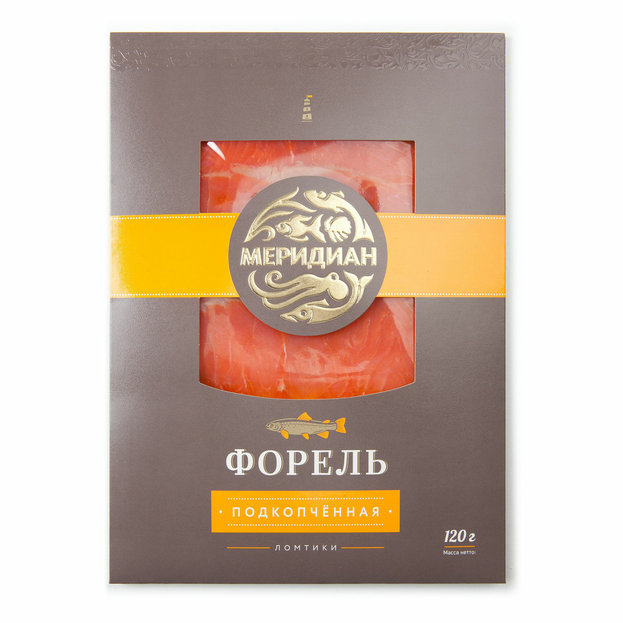 

Форель Меридиан подкопченная филе ломтики 120 г