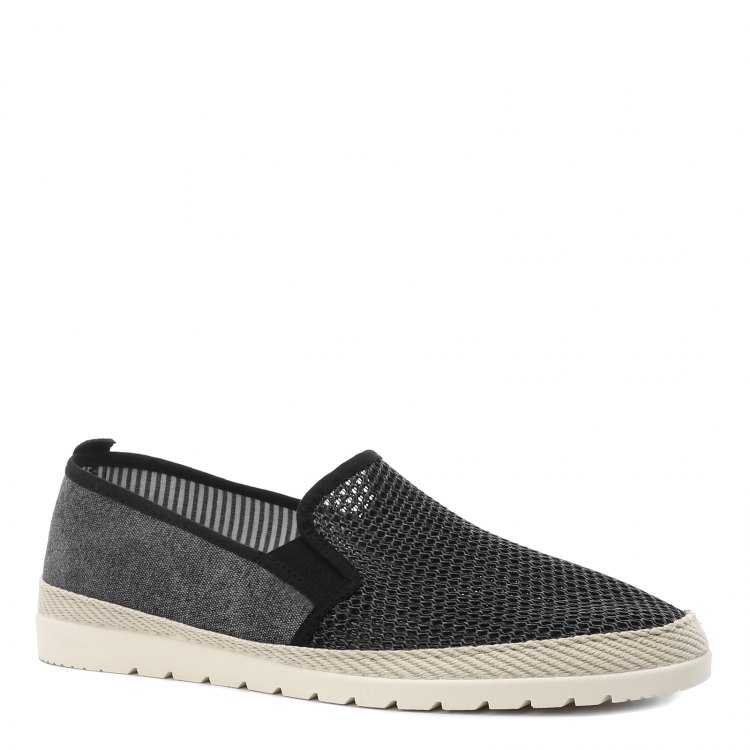 

Слипоны мужские Tendance 02329019D11 черные 44 EU, 02329019D11_2600918