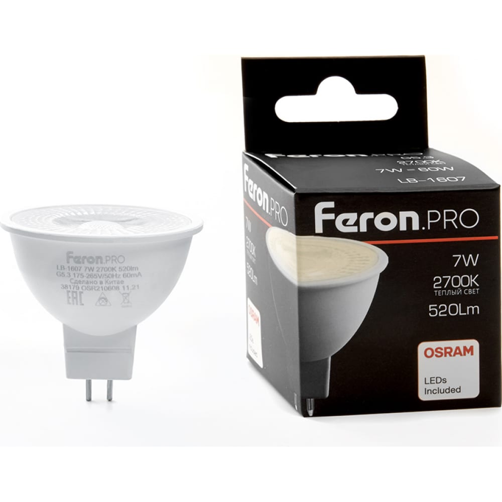 

Светодиодная лампа FERON PRO LB-1607