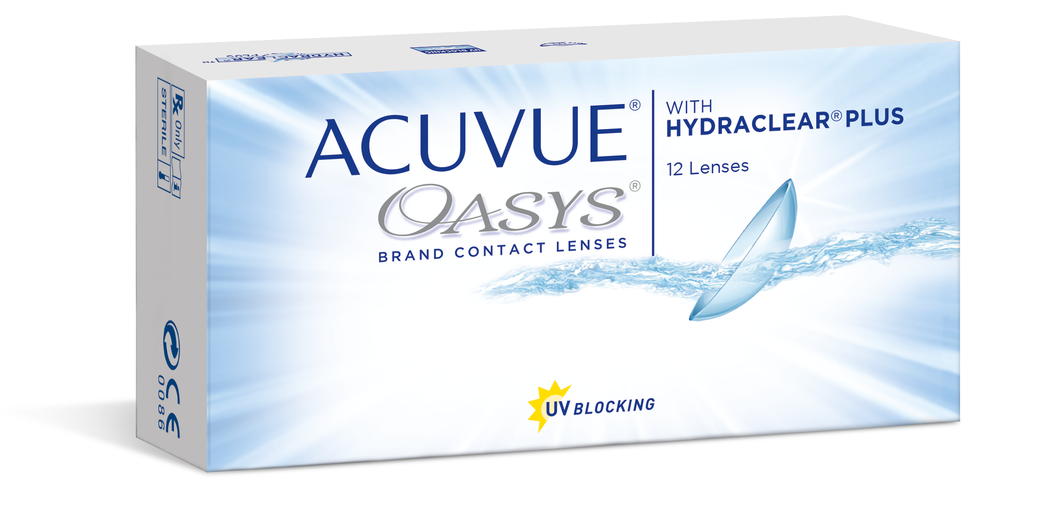 

Контактные линзы Acuvue Oasys with Hydraclear Plus 12 линз R 8,4 -1.75, Oasys with Hydraclear Plus 12 линз