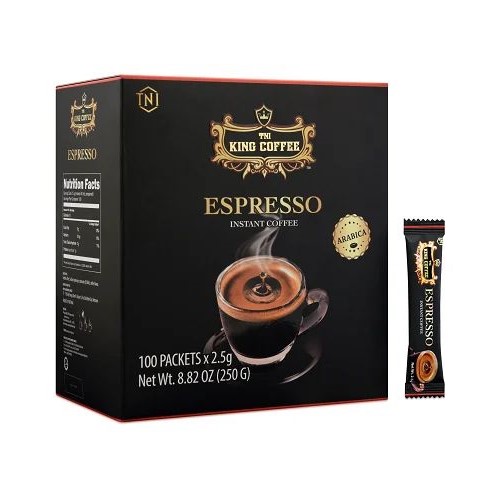 Кофе растворимый King Coffee эспрессо, 100 стиков по 2,5 г