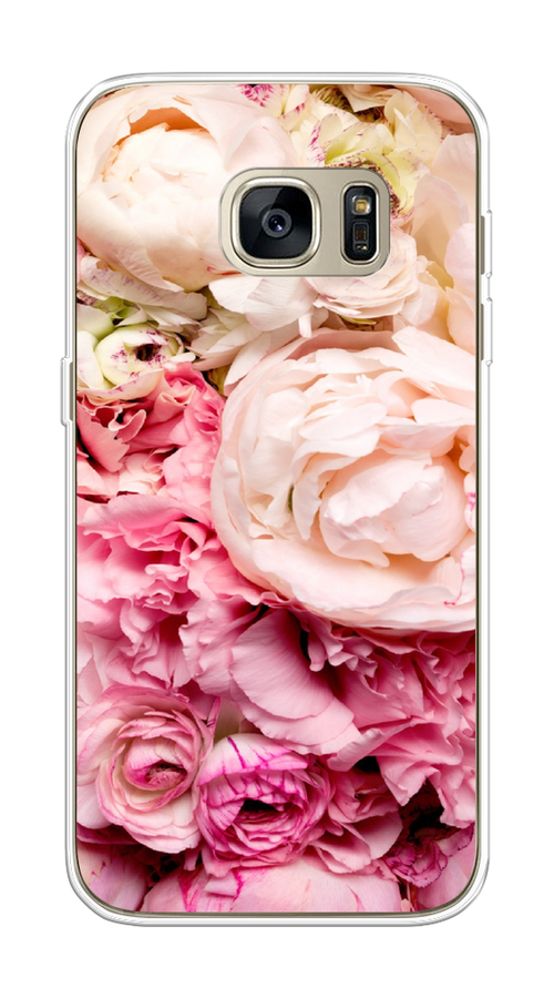 

Чехол Awog на Samsung Galaxy S7 "Пионы яркие", Розовый, 24550-8