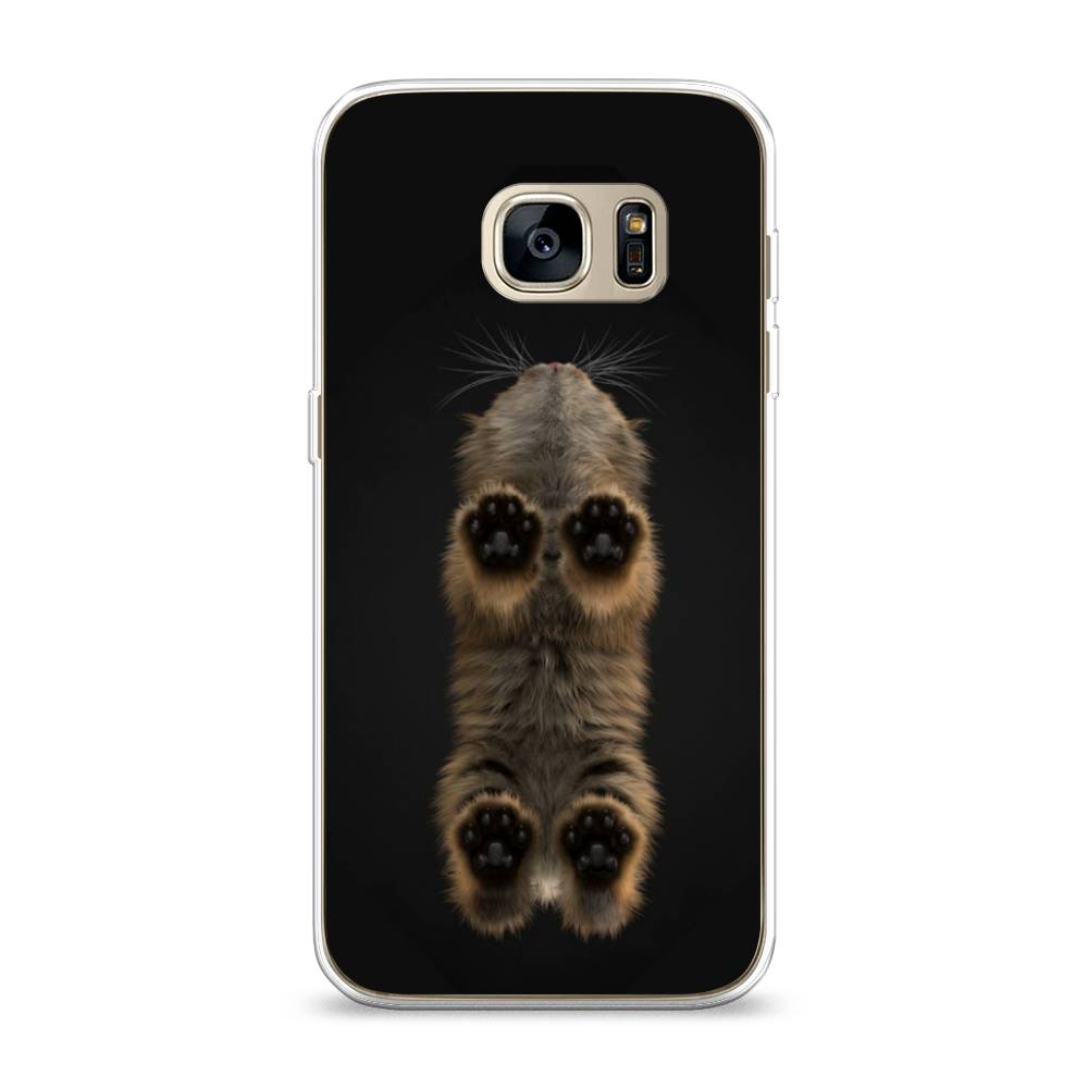 

Чехол Awog на Samsung Galaxy S7 "Кошачьи лапки", Черный, 24550-1