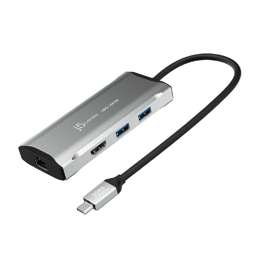 фото Док-станция j5create usb-c 10gbps mini dock compatible with usb4 devices