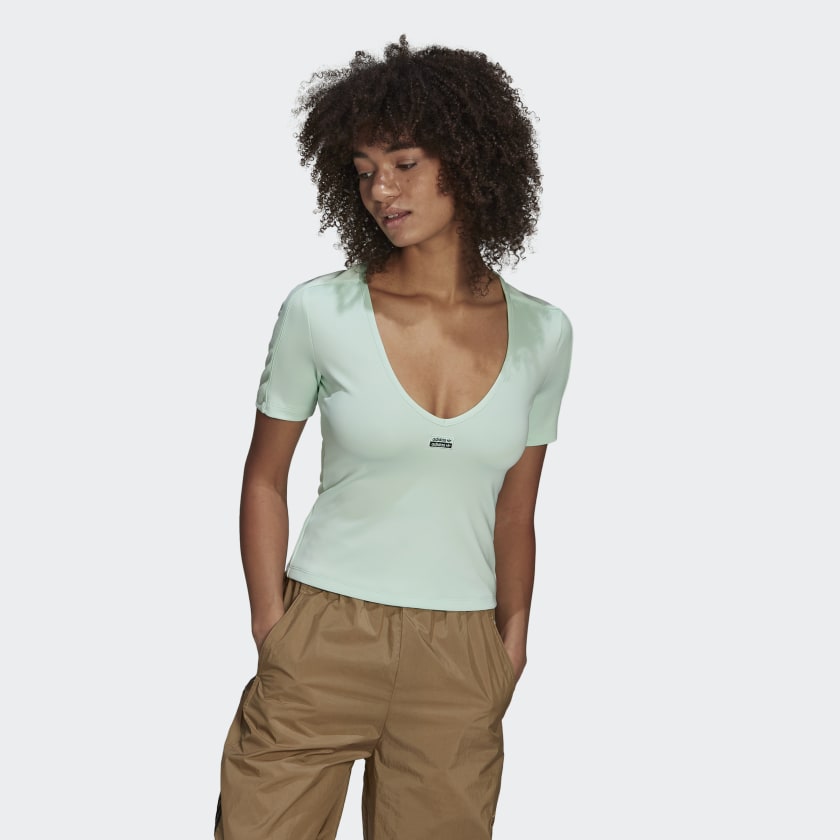 

Футболка женская Adidas GN4281 зеленая 36, GN4281