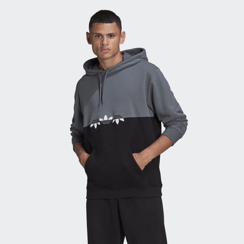 

Худи мужское Adidas GN3507 серое L, GN3507
