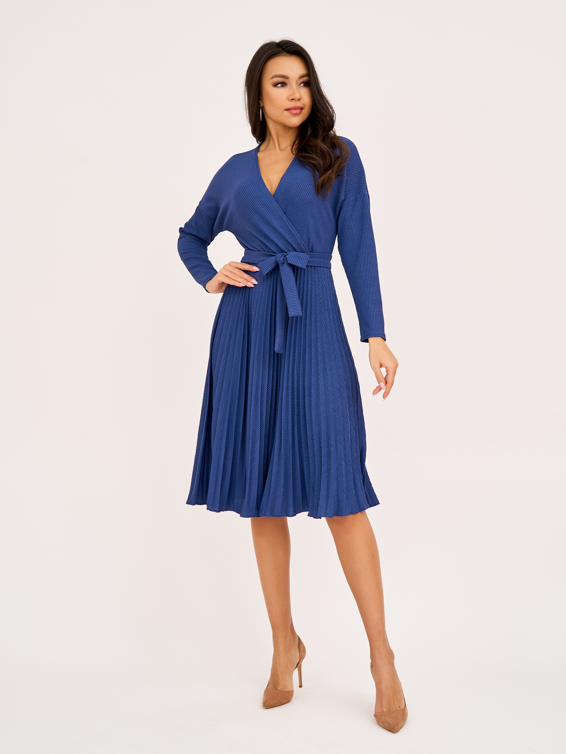 

Платье женское BrandStoff BS20062 синее 44 RU, BS20062