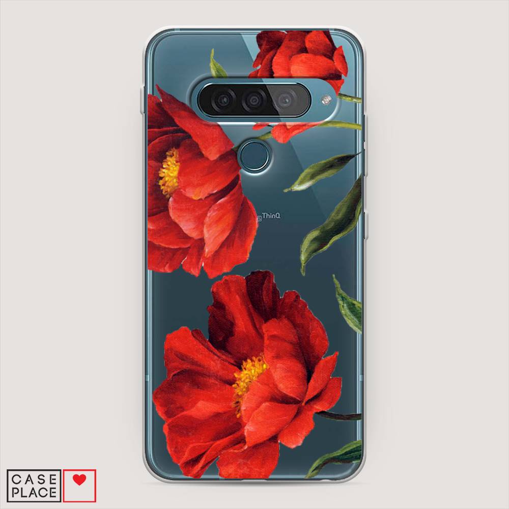 

Чехол Awog "Красные маки" для LG G8s ThinQ, 84050-8