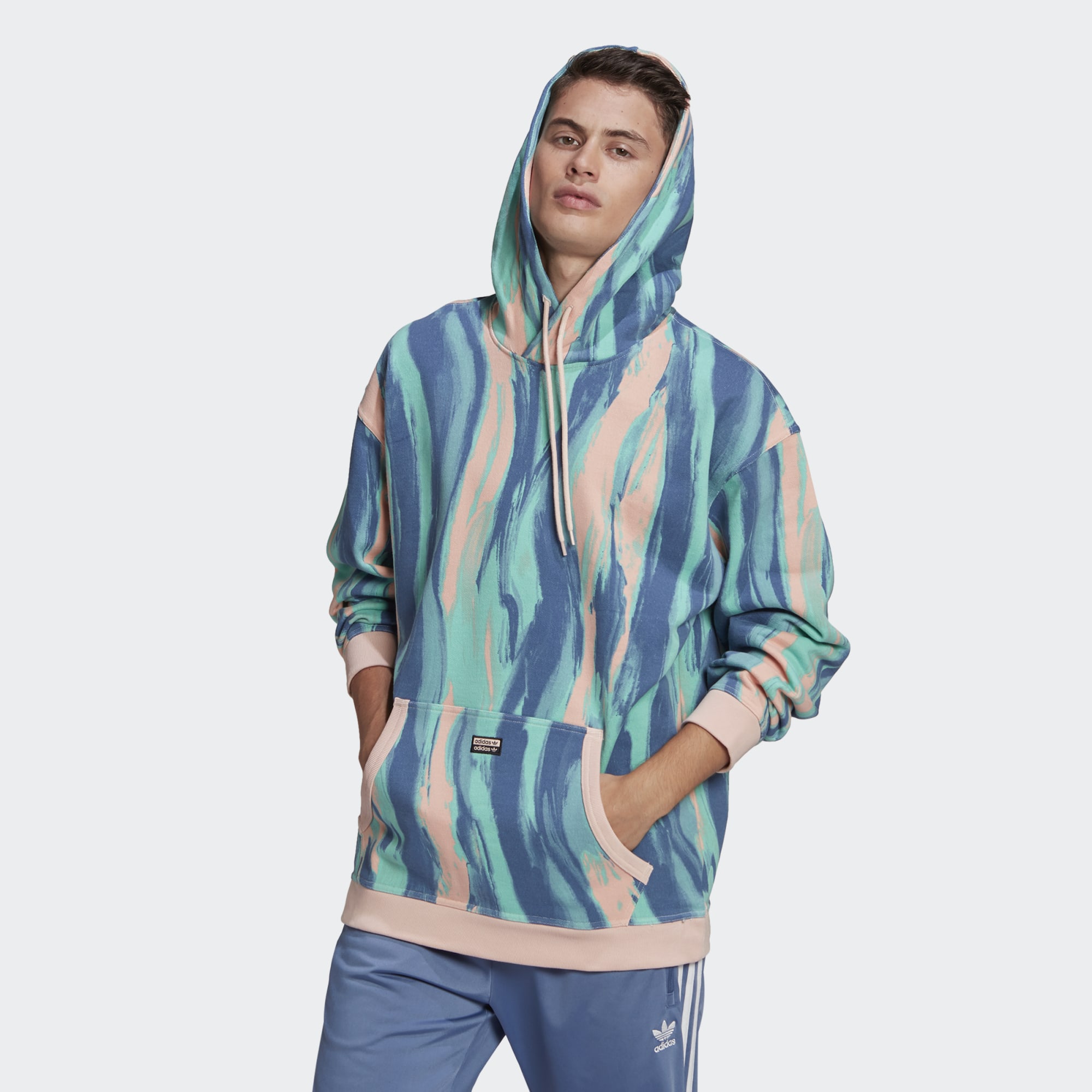 фото Худи мужское adidas gn3336 разноцветное 2xl