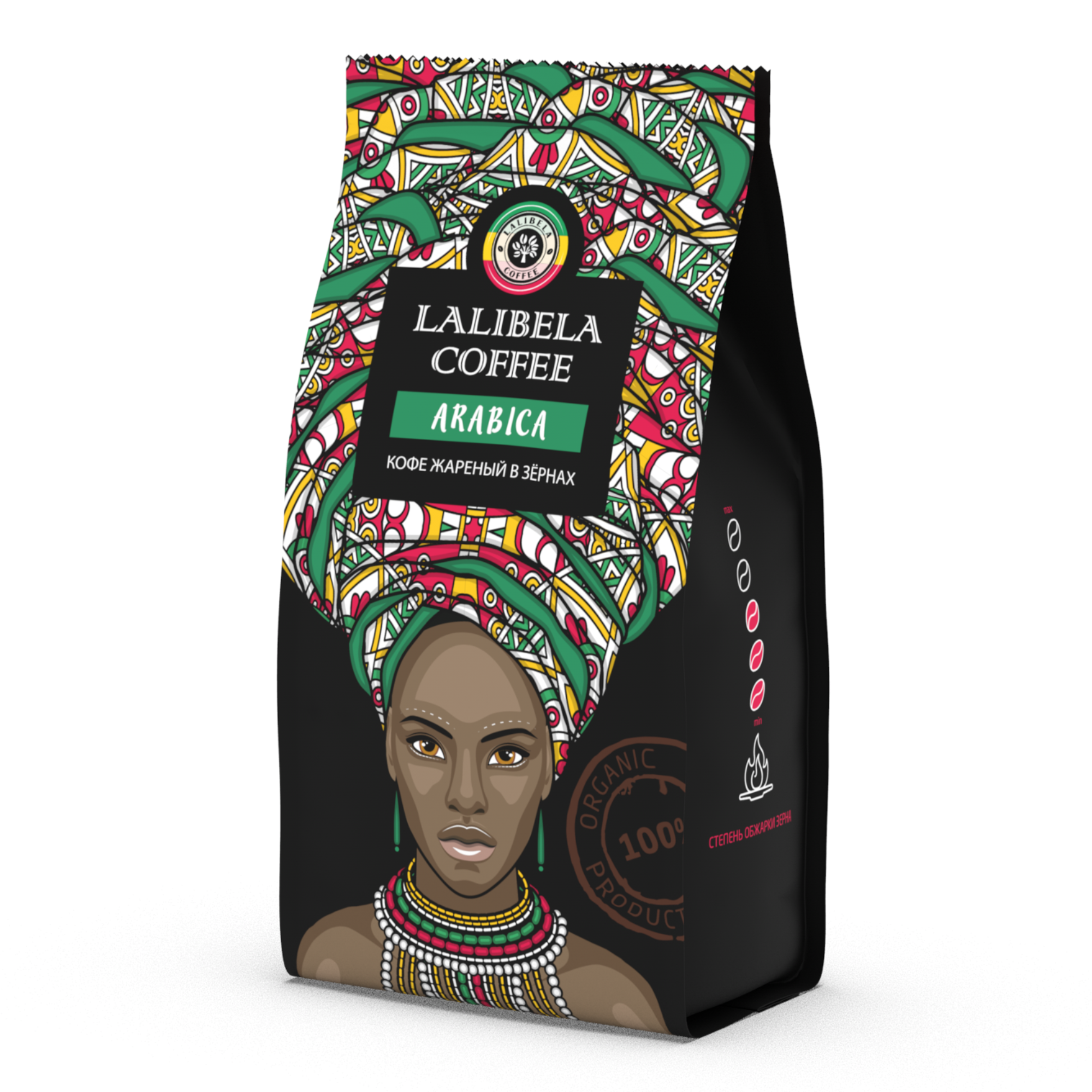 фото Кофе в зернах lalibela coffee arabica арабика 100%, 250 гр