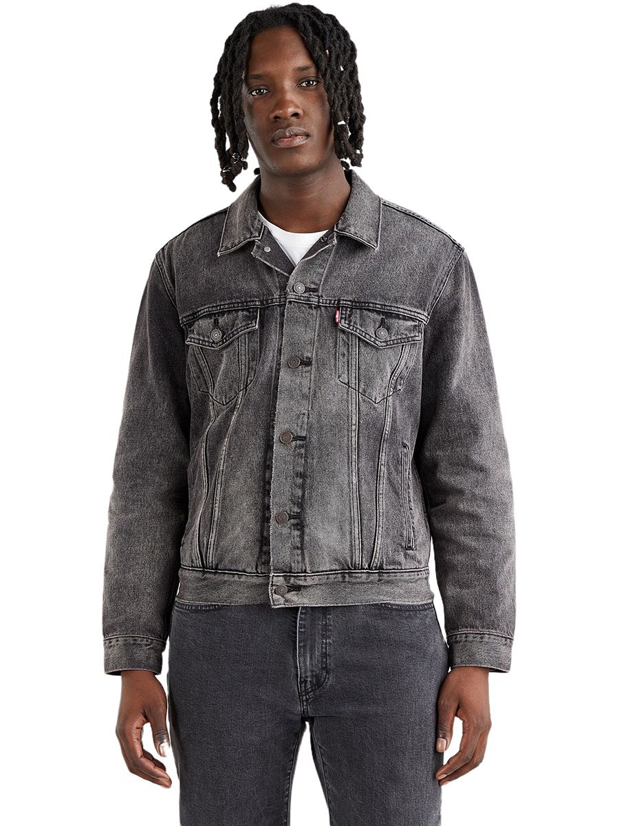 

Джинсовая куртка мужская Levi's 72334-0601 серая S, 72334-0601