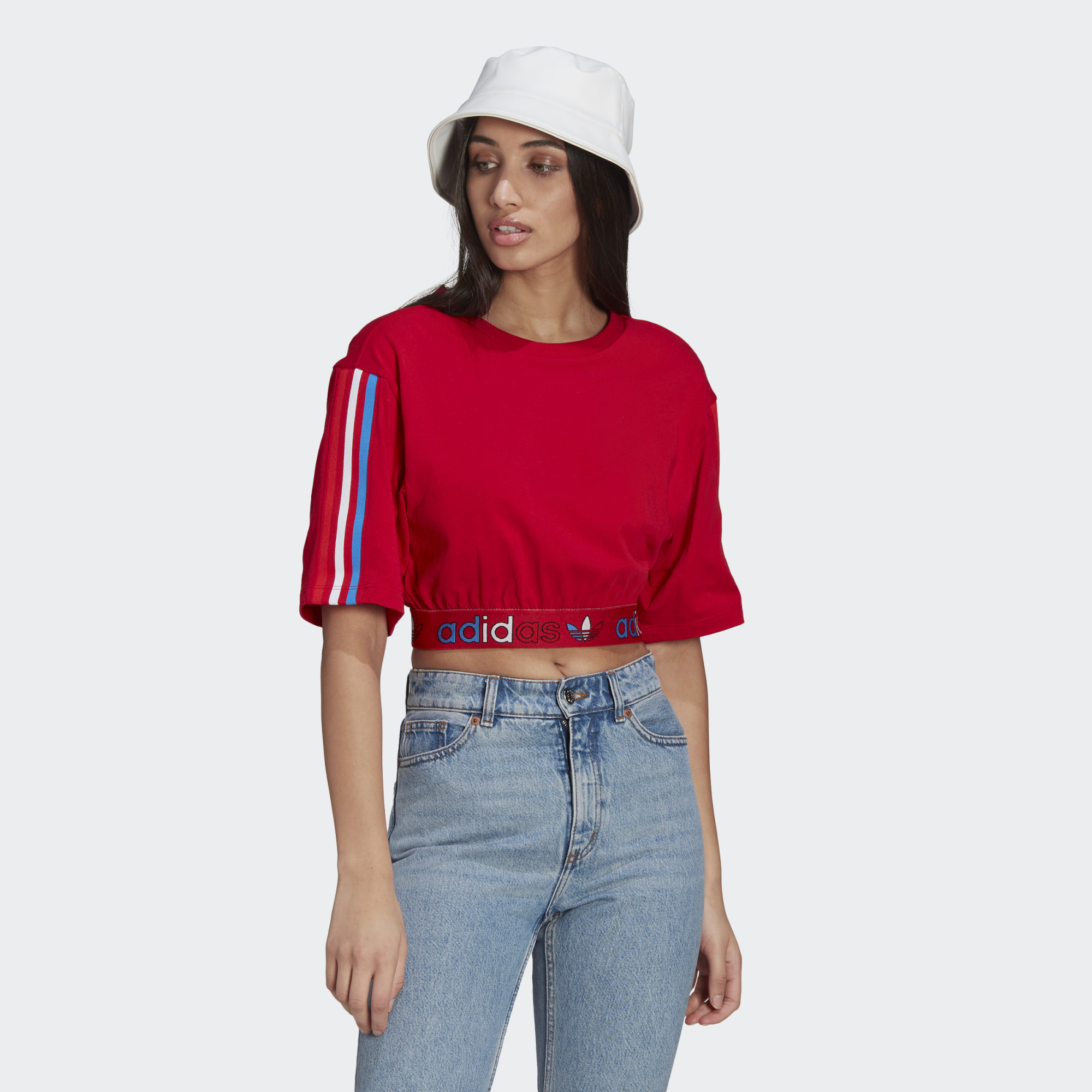 

Футболка женская Adidas GN2935 красная 32, GN2935
