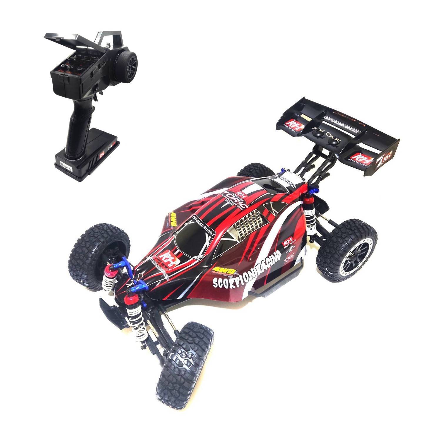 Радиоуправляемая багги Remo Hobby Scorpion 4WD RTR масштаб 1:8 24G - RH8051-RED