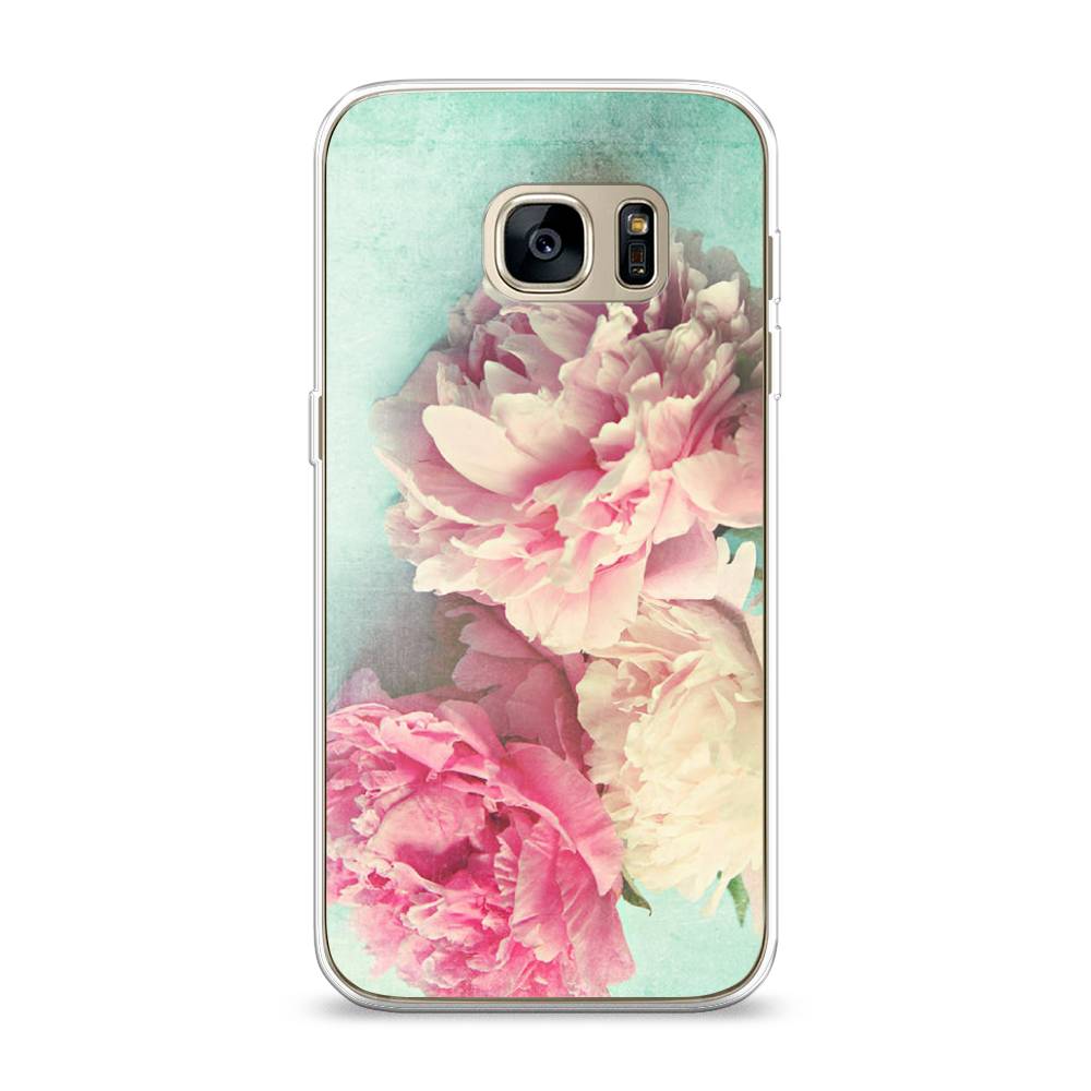 

Чехол Awog "Пионы new" для Samsung Galaxy S7, Голубой, 24550-8