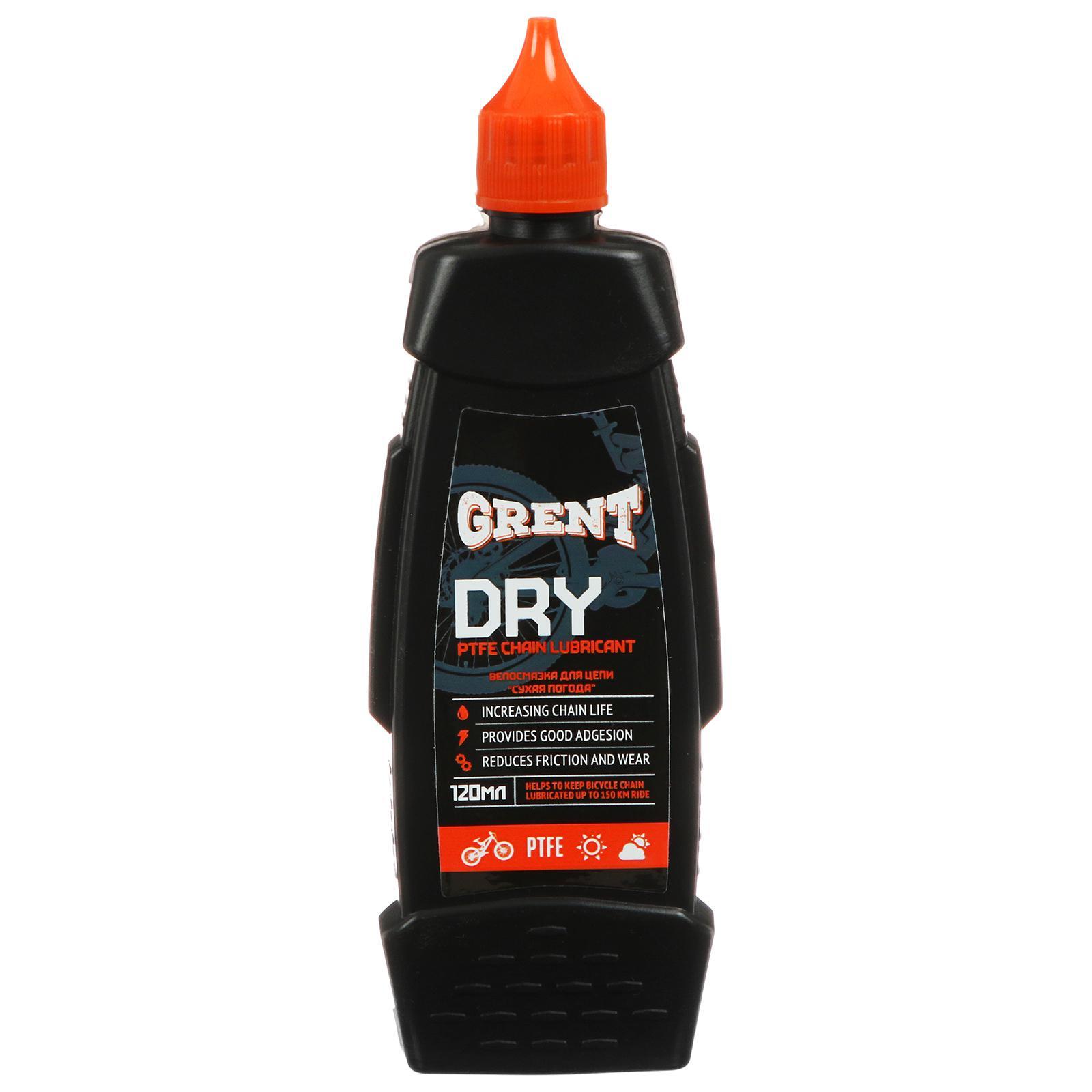 

Смазка Grent Dry PTFE Chain Lubricant 120 мл, Dry PTFE Chain Lubricant