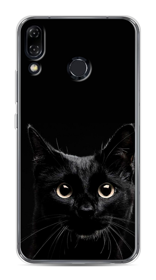 

Чехол Awog на Asus Zenfone 5Z ZS620KL "Добрый кот", Черный, 43450-1