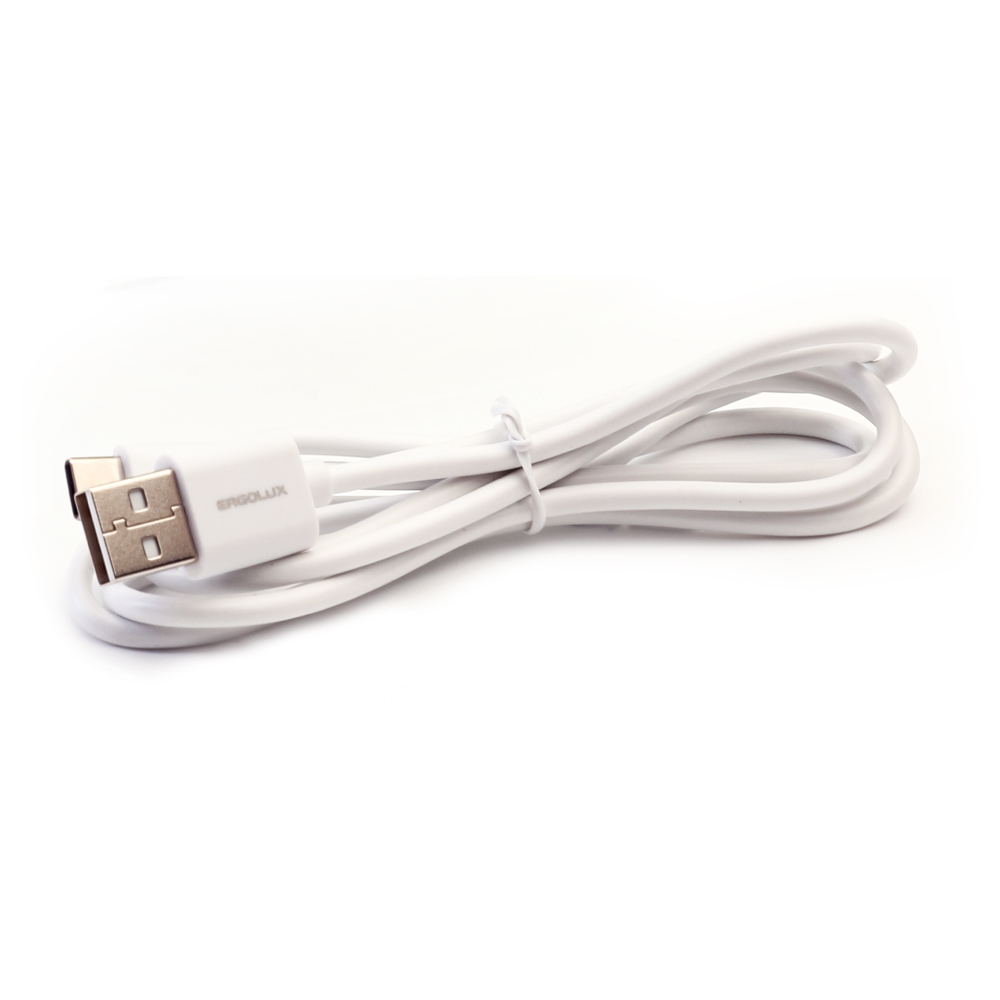 Кабель Ergolux ELX-CDC02-C01 USB - Type C 12 м белый 248₽