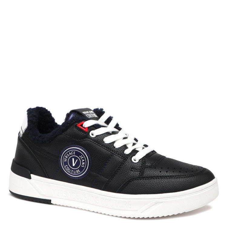 

Кеды мужские Versace Jeans Couture 75YA3SJA черные 41 EU, Черный, 75YA3SJA