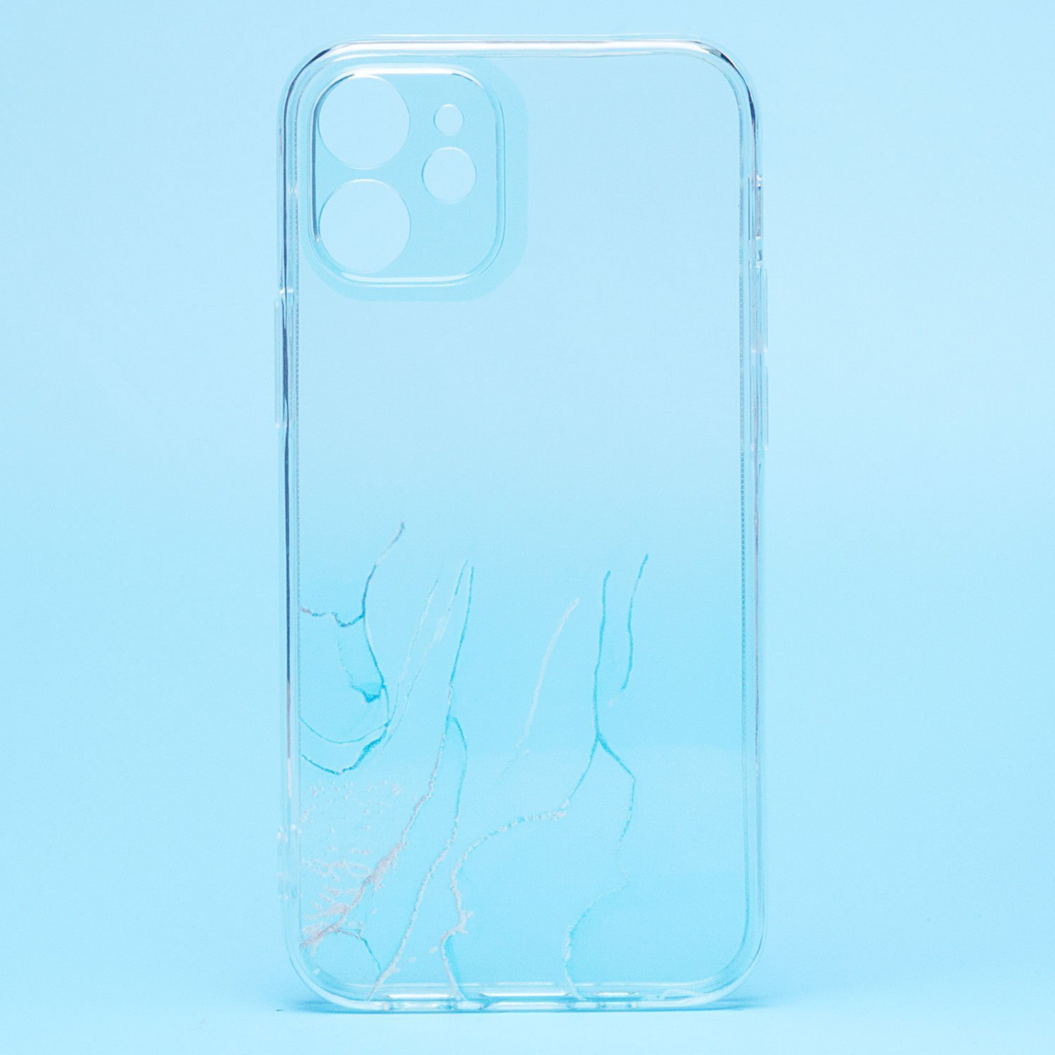 

Чехол iPhone 12 mini силиконовый (рис. 239/004), Прозрачный, iPhone 12 mini