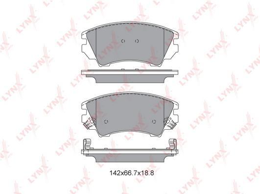 

Тормозные колодки Lynxauto BD5927